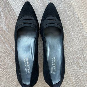 Stuart Weitzman Black Suede Pumps